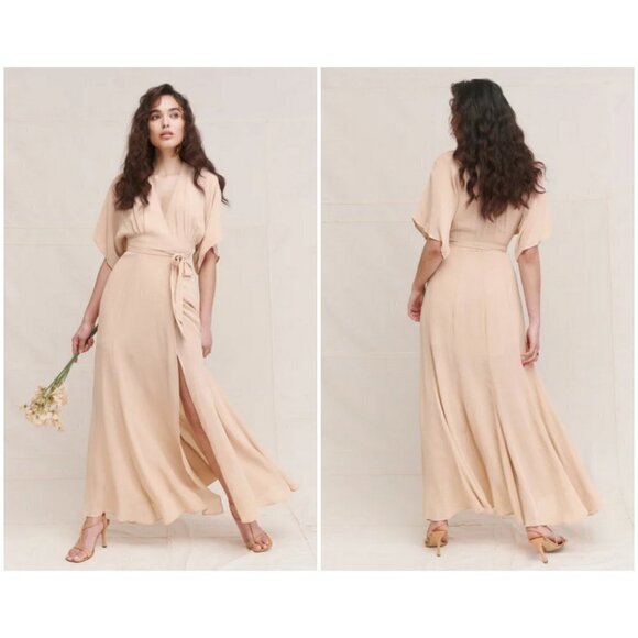 💕REFORMATION💕 Winslow Dress ~ Champagne XS NWOT - Picture 13 of 16